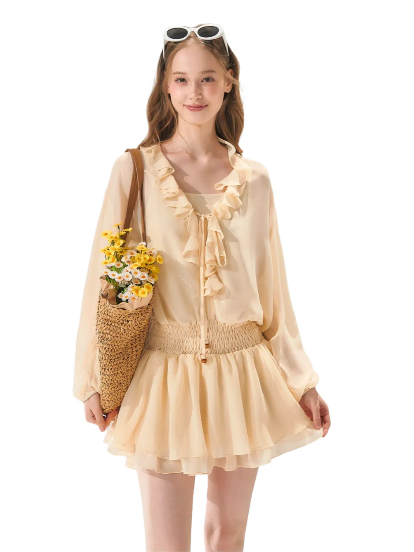 Panduan gaya busana chiffon mini dress yang anggun dan romantis