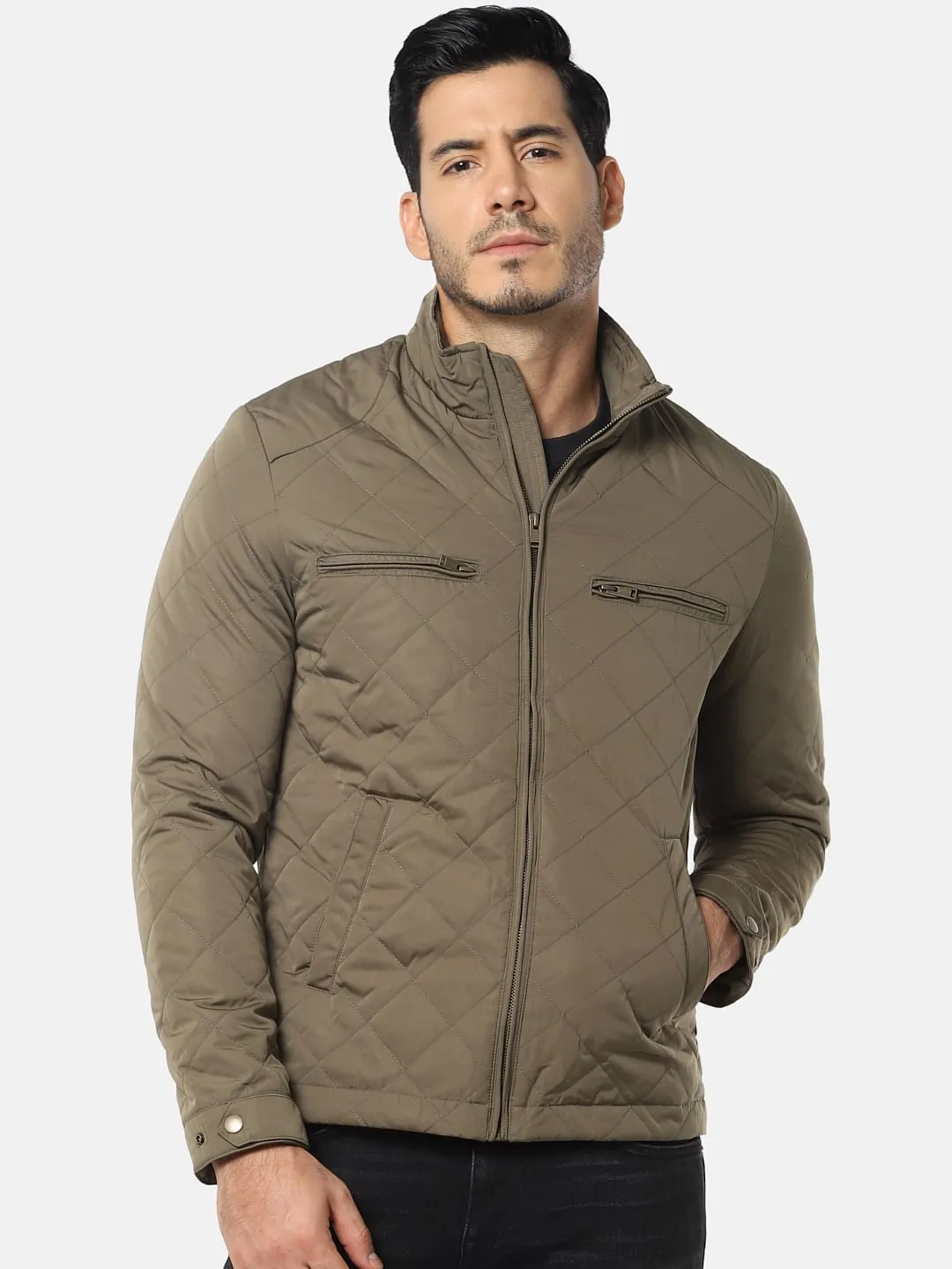 Jaket puffer hijau trendi Green Puffer Jacket dari SERVER SLOT