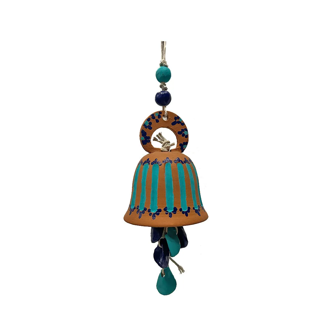 INATOGEL Skyvine Terracotta Bell hiasan gantung terakota motif flora