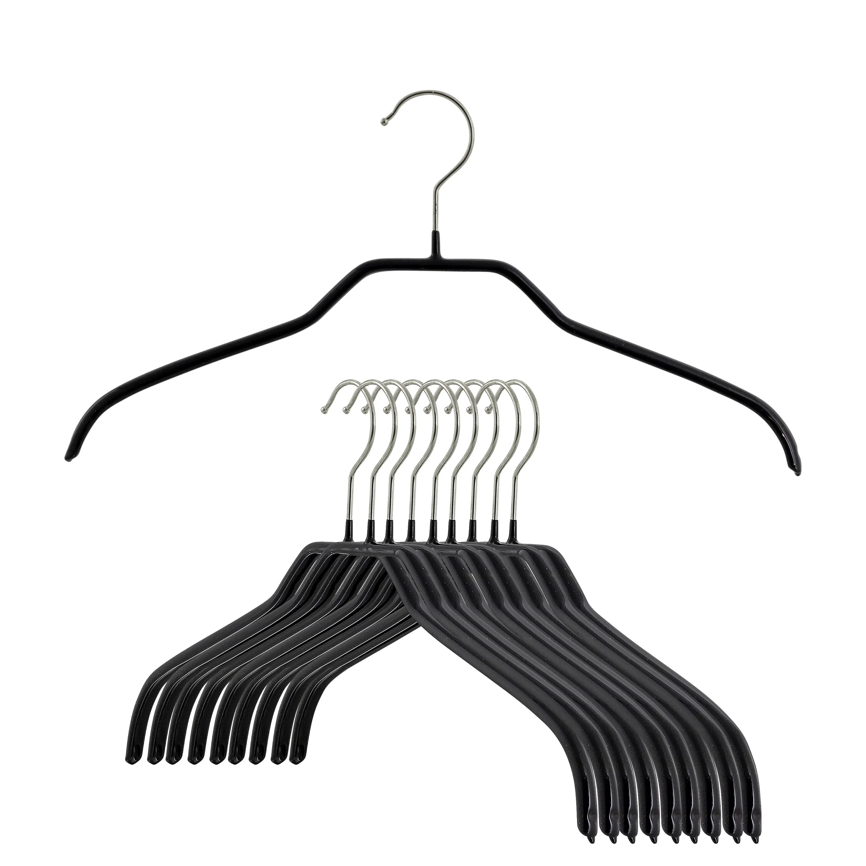 Mawa Silhouette Extra Wide Hanger Black anti selip dari koleksi BANK SLOT