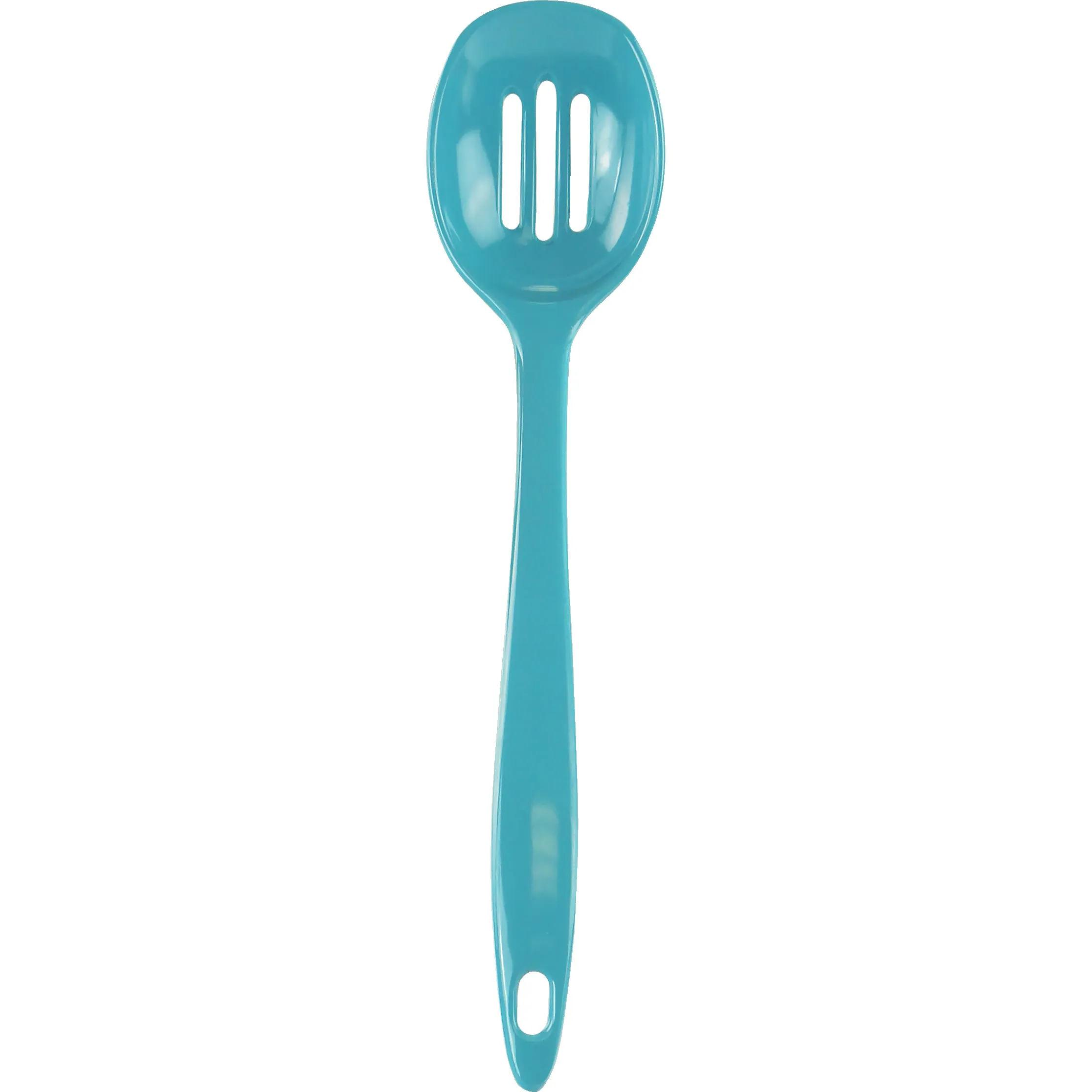 Melamine Slotted Spoon Turquoise HIAM138 tahan panas untuk perlengkapan dapur