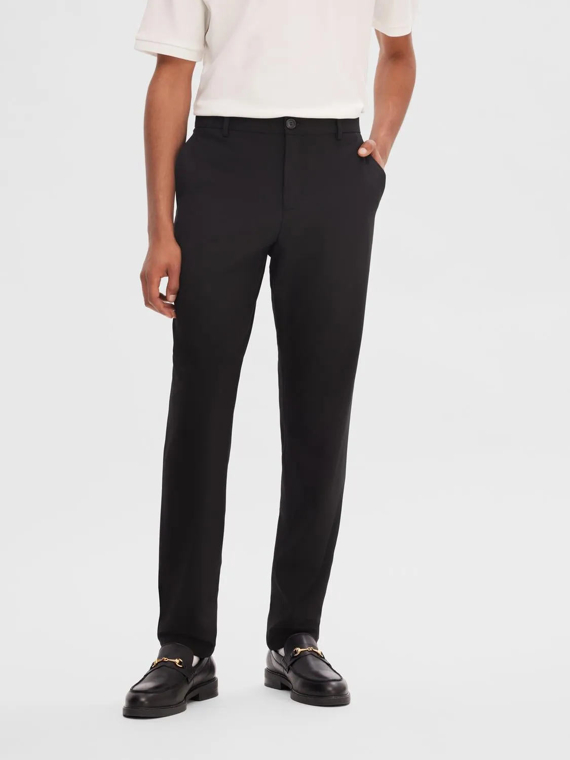 Celana Black Flex Slim Fit Pants elegan koleksi WINGSLOT77